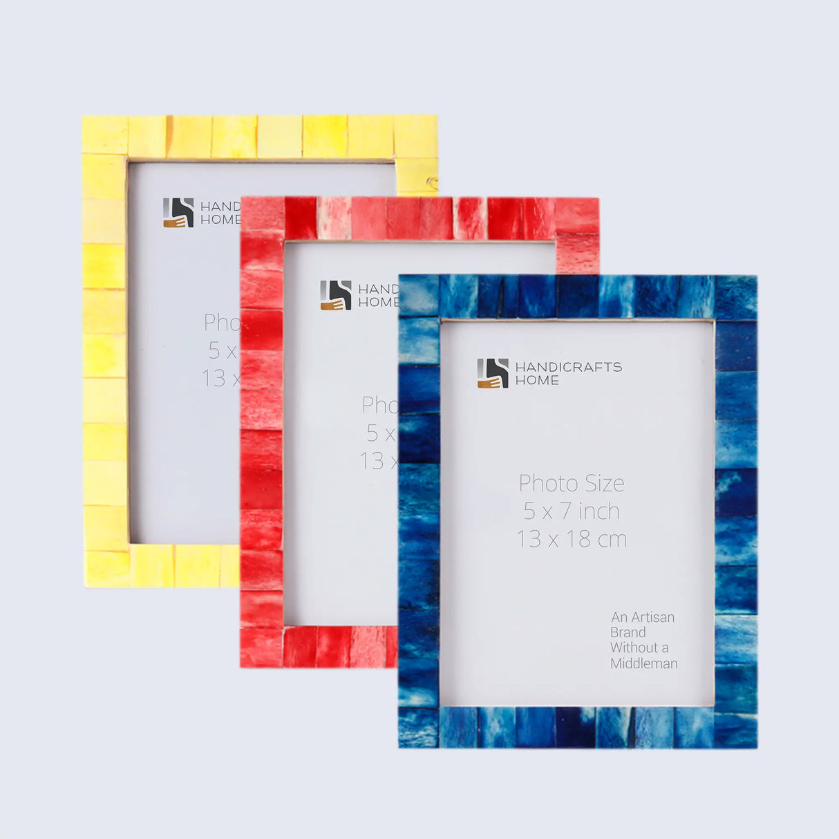 5x7 Picture Frames Combo Pack of 3- Spring Collection