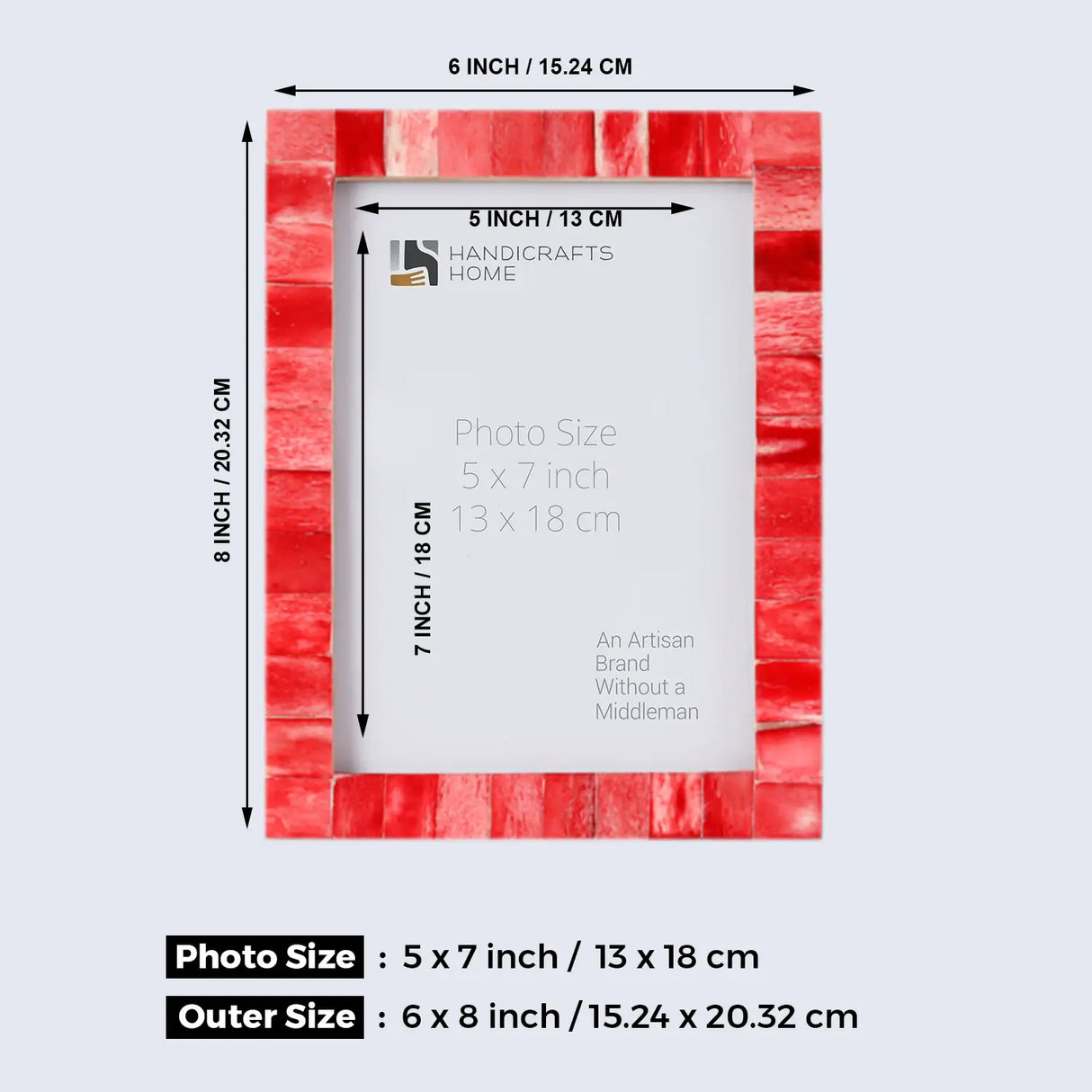 5x7 Picture Frames Combo Pack of 3- Spring Collection
