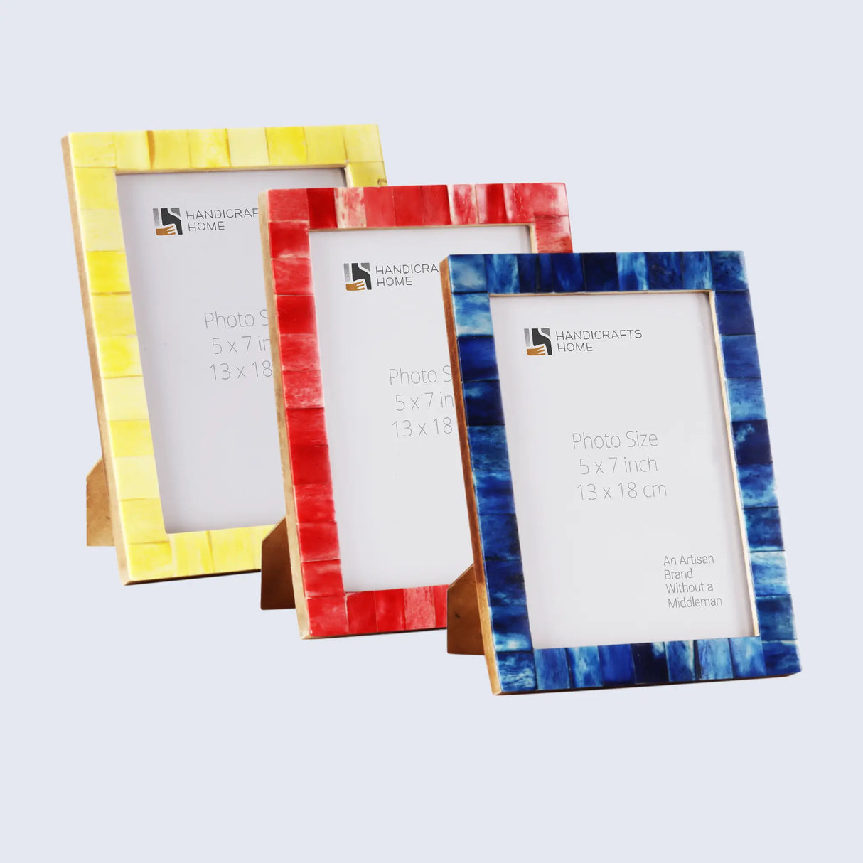 5x7 Picture Frames Combo Pack of 3- Spring Collection