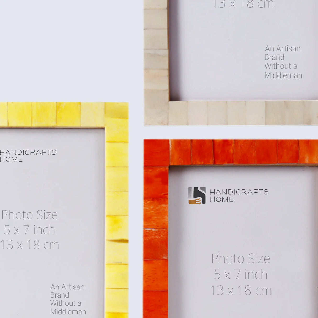 5x7 Picture Frames Combo Pack of 3- Sunset Collection