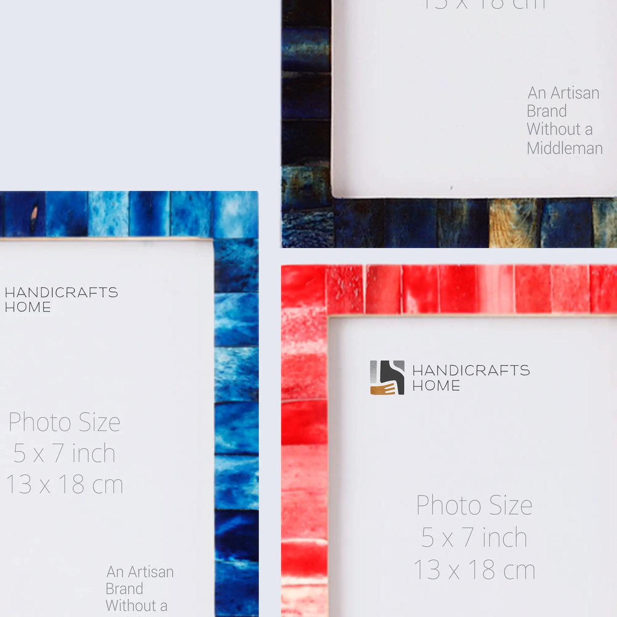 5x7 Picture Frames Combo Pack of 3- Twilight Collection