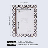 5x7 Picture Frames Combo Pack of 3- Winter Collection