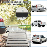 50" x 29.5" Hitch-Mounted Mobility Cargo Carrier