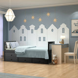 Twin Captainâs Bed with Trundle and 3 Storage Drawers