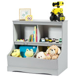 Kids Floor Cabinet Multi-Functional Bookcase