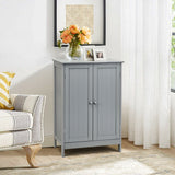 Bathroom Floor Storage Double Door Cupboard Cabinet
