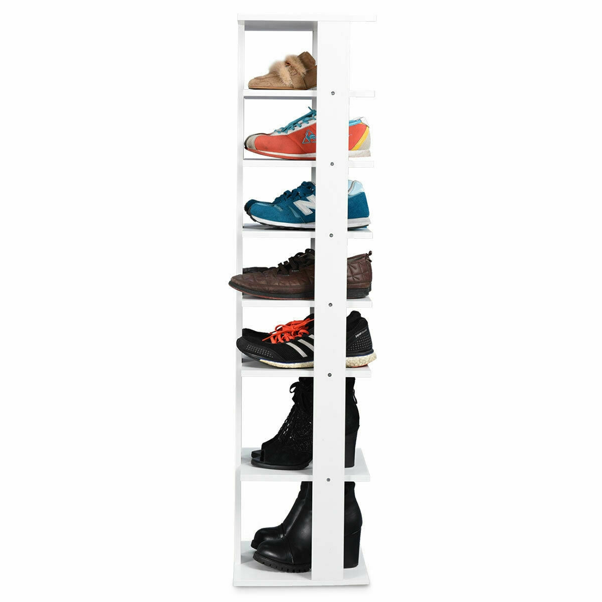 7-Tier Shoe Rack Practical Free Standing Shelves Storage Shelves