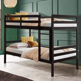 Twin Bunk Bed Children Wooden Bunk Beds Solid Hardwood