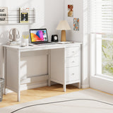 3-Drawer Home Office Study Computer Desk with Spacious Desktop