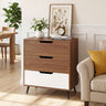 3-Drawer Rustic Farmhouse Wooden Storage Dresser