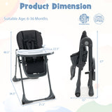 3-In-1 Convertible Baby High Chair for Toddlers