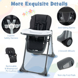 3-In-1 Convertible Baby High Chair for Toddlers