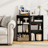 3 Open Shelf Bookcase Modern Storage Display Cabinet