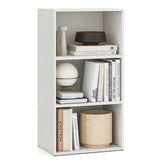 3 Open Shelf Bookcase Modern Storage Display Cabinet