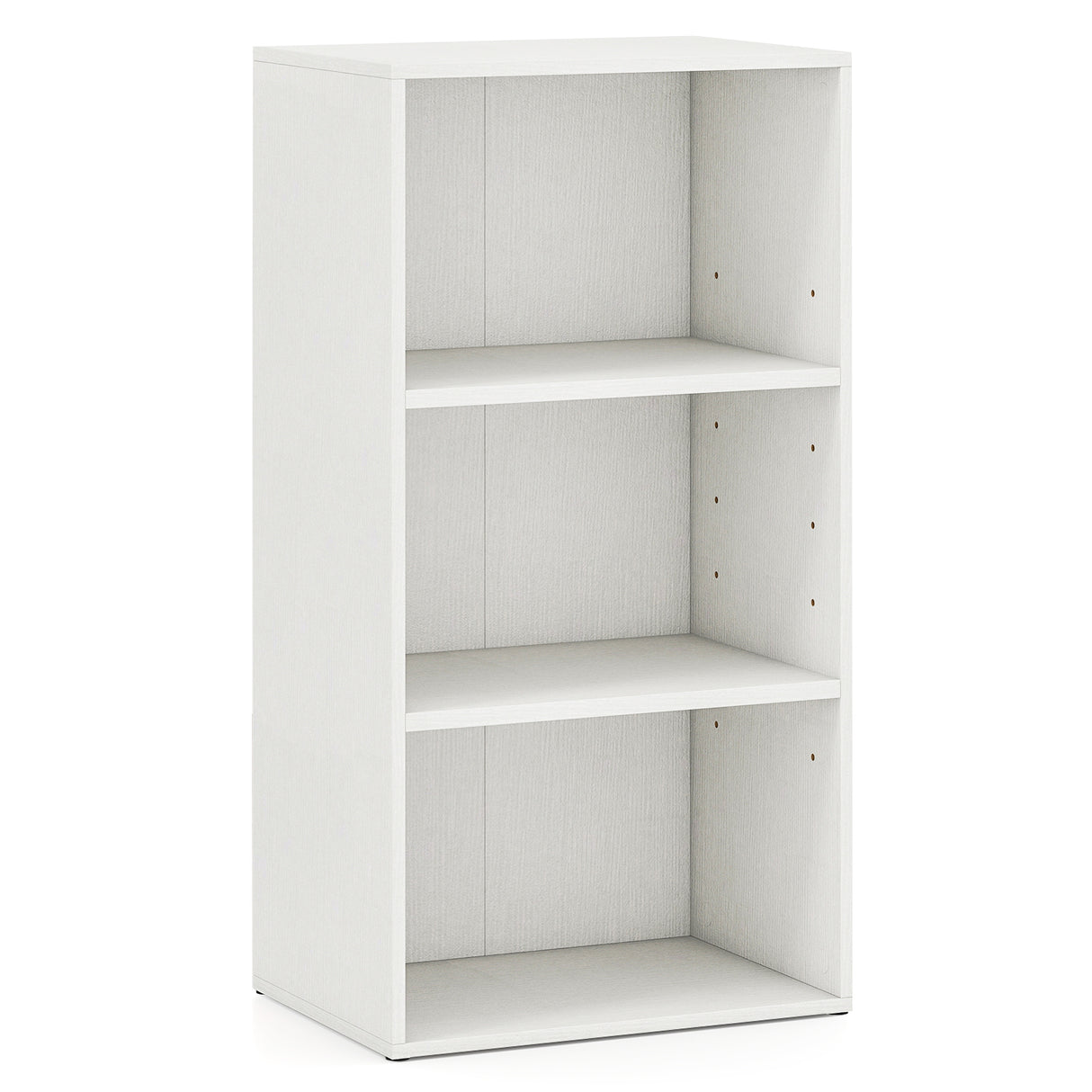 3 Open Shelf Bookcase Modern Storage Display Cabinet