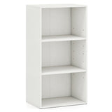 3 Open Shelf Bookcase Modern Storage Display Cabinet