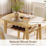 3-Piece Dining Table Set for 2 with Upholstered Chairs