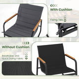 3 Piece Outdoor Rocking Bistro Set Porch Rocker Chairs