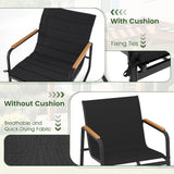 3 Piece Outdoor Rocking Bistro Set Porch Rocker Chairs