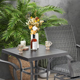 3 Pieces Swivel Bar Set with 4D Air Fiber Cushion