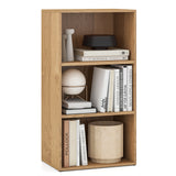 3 Open Shelf Bookcase Modern Storage Display Cabinet