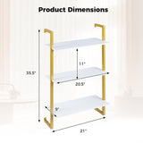 3-Tier Floating Modern Kitchen Shelf for Living Room Home Office and Bathroom