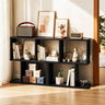 3-Tier Geometric Bookshelf Freestanding Display Shelf Side Table Set of 2