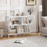 3-Tier Horizontal Cubby Bookshelf with Open Shelves