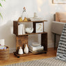 3-Tier Modern S-shaped Bookshelf with Adjustable Feet