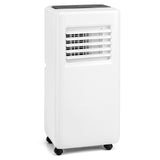 3-in-1 8000 BTU Portable Air Conditioner with Remote Control-White