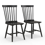 3-in-1 Dining Set: Windsor Chairs  Industrial Sideboard & Wall-Mount Wine Rack Combo
