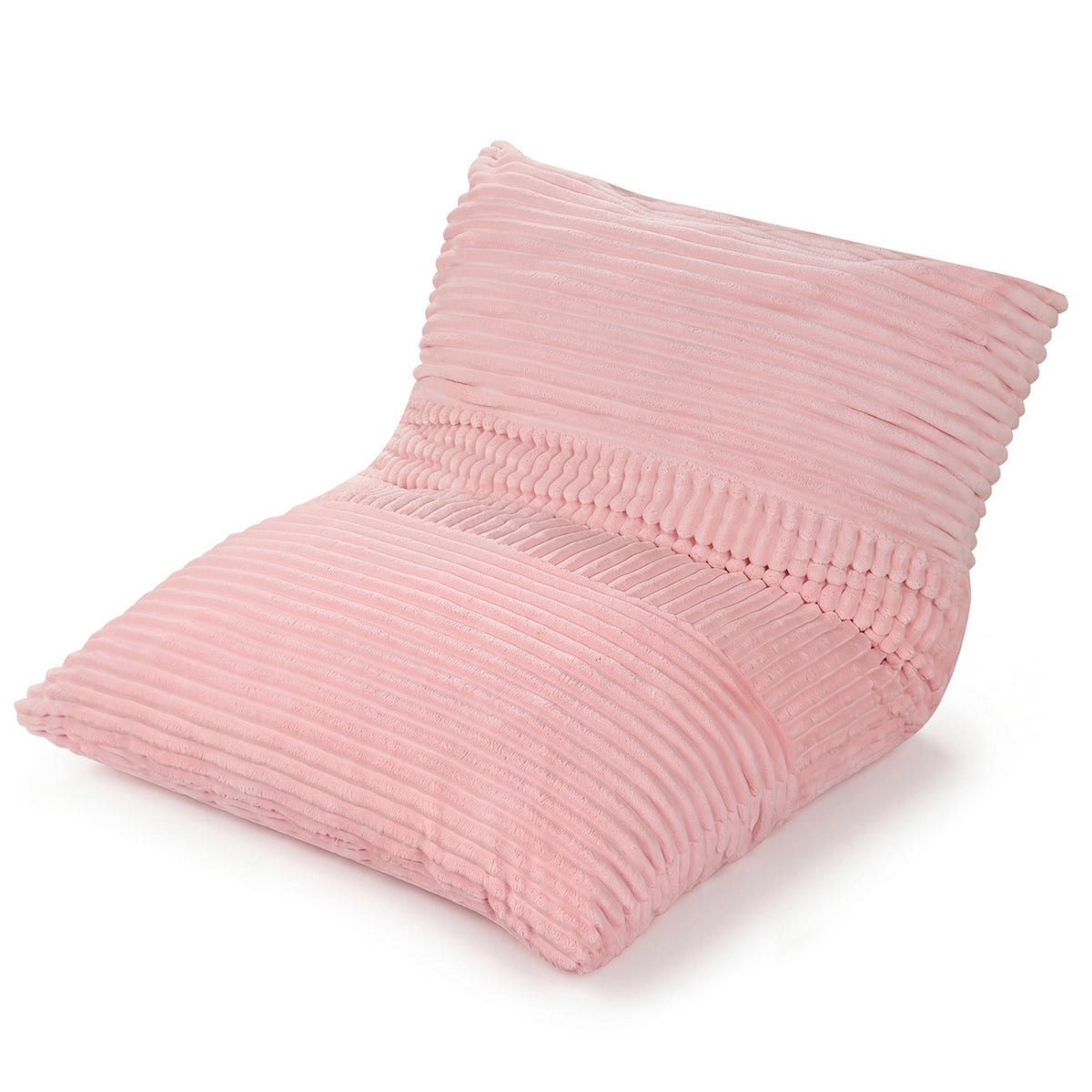 3-in-1 Large Bean Bag Chair with Comfy Corduroy Fabric