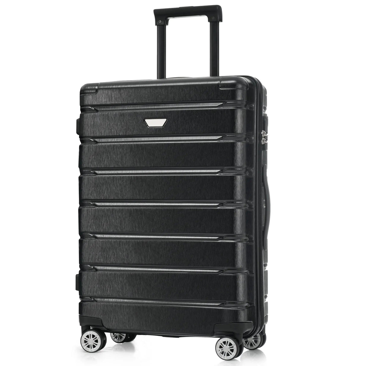 Hardshell Luggage Set 3 Piece, Durable ABS+PC Travel Suitcase with