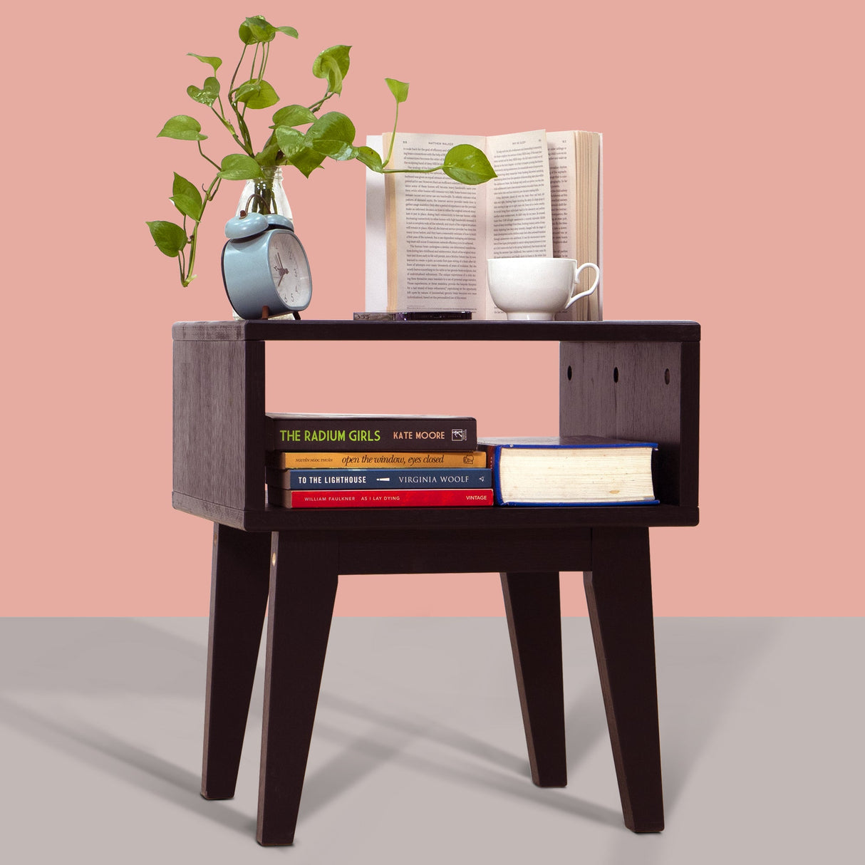 Acacia Serena Solid Wood Nightstand - Elegant and Durable Bedside Storage