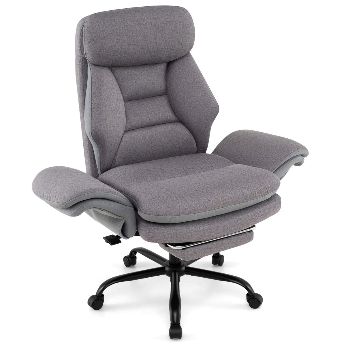 400 LBS Ergonomic Big and Tall Office Chair with Faux Leather
