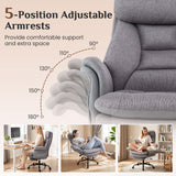 400 LBS Ergonomic Big and Tall Office Chair with Faux Leather