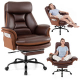 400 LBS Ergonomic Big and Tall Office Chair with Faux Leather