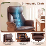 400 LBS Ergonomic Big and Tall Office Chair with Faux Leather