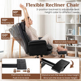 400 LBS Ergonomic Big and Tall Office Chair with Faux Leather
