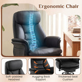400 LBS Ergonomic Big and Tall Office Chair with Faux Leather