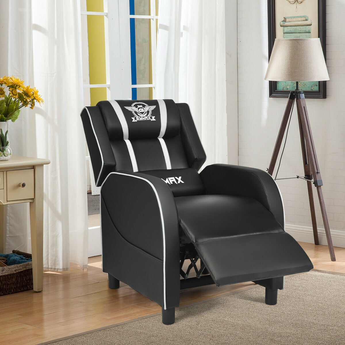 Massage Racing Gaming Single Recliner Chair