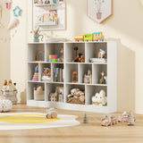 7-Section Freestanding Bookshelf for Kids Room Classroom Daycare Nursery