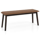 Upholstered Entryway Bench with Rubber Wood Frame