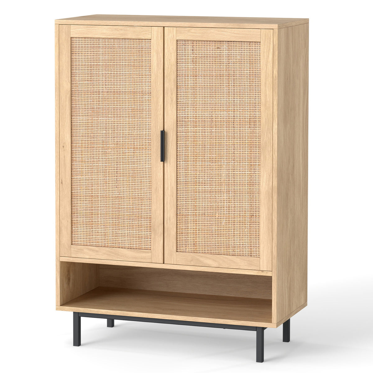 6-Tier Tall Shoe Cabinet with Double Doors