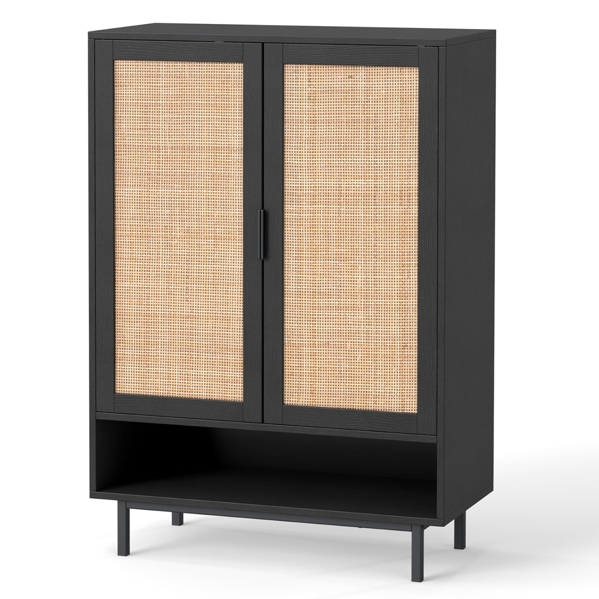 6-Tier Tall Shoe Cabinet with Double Doors