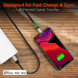 HyperGear Flexi USB-C to Lightning Flat Cable 6ft