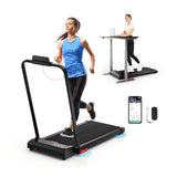 Home Fitness & Relaxation Set â 3 in 1 Folding Treadmill and Modern Accent Chair