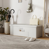45 Inches Large Folding Ottoman Storage Seat