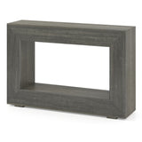 47" 2-Tier Farmhouse Console Table with Open Storage Shelf for Living Room