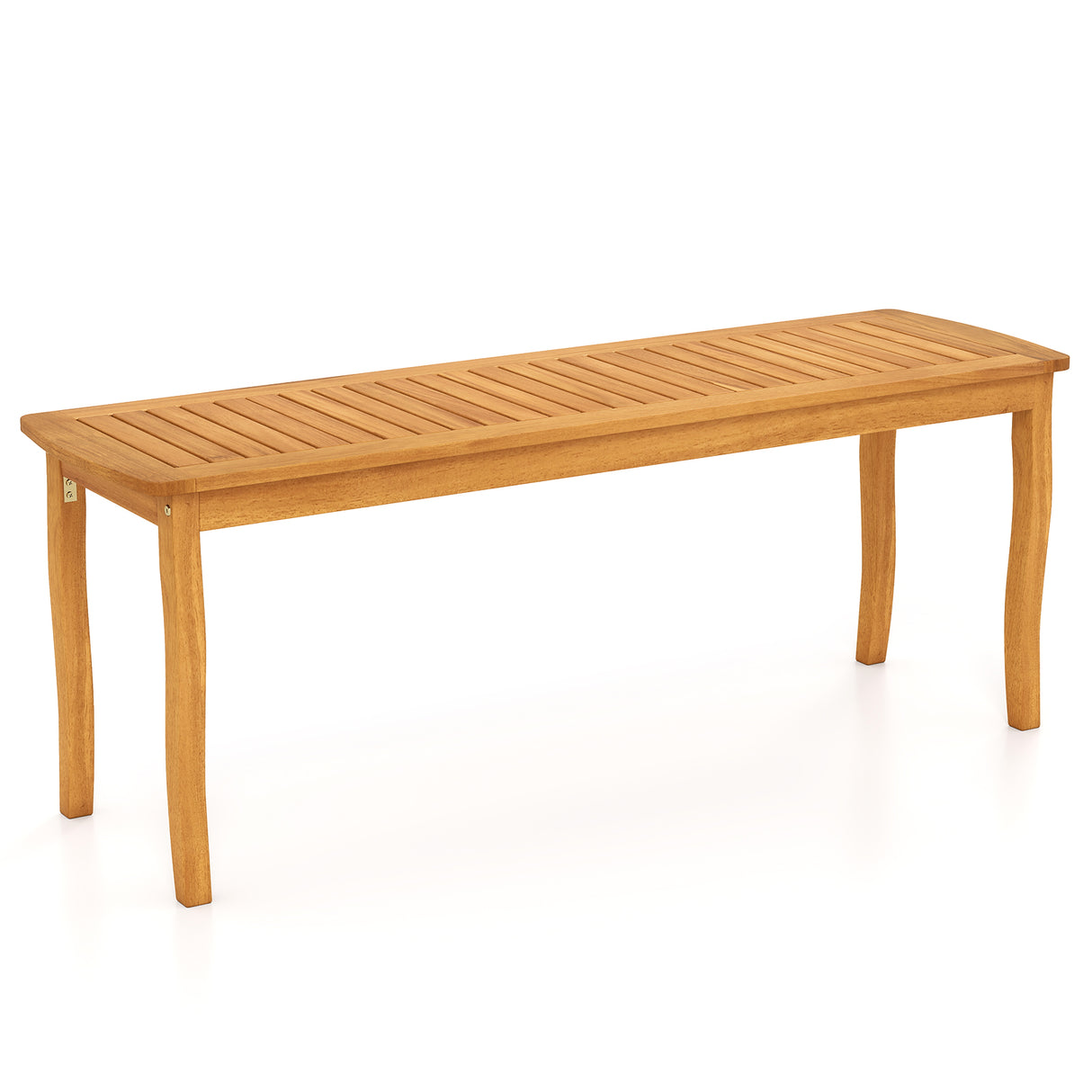 Acacia Wood Outdoor 48" Long Patio Dining Bench
